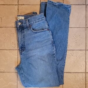 Like New Madewell 90s Straight Jeans In Hazeldell Wash